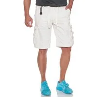 Jet Lag Cargoshorts TLZ Catalao offwhite mit Seitentaschen und Gürtel