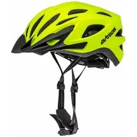 Airtracks Fahrradhelm Fahrradhelm Savage S/M (53-58cm), L/XL (58-63cm) (KJ-201 für Herren und Damen - EPS Körper), + IN MOULD / Neon Weiß Schwarz Matt
