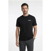 Calvin Klein T-Shirt reine Baumwolle, Regular Fit, Brust- und Rückendruck