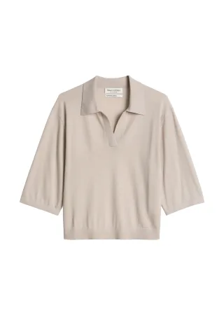 Marc OPolo Casual - MTCWK_Knit Poloshirt Natural - Gr. - XS