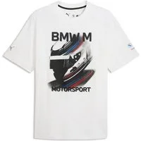 BMW T-Shirt BMW M Motorsport T-Shirt 'Graphic Helmet' Puma - weiß