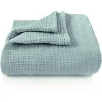 Babydecke Premium Musselin Babydecke 4-lagige Decke aus 100% Baumwolle, Laynenburg, Musselin Babydecke, Kuscheldecke oder Schlafdecke, Pucktuch, Spucktuch
