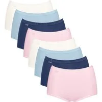 sloggi Midislip Basic Maxi (8-St) Frauen Panty Mid