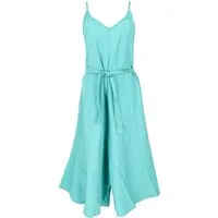 Guru-Shop Relaxhose Boho Jumpsuit, Sommer Overall, Hosenkleid - aqua alternative Bekleidung