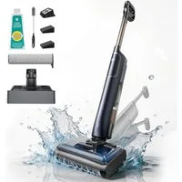 Vactidy Nass-Trocken-Akkusauger Vactidy X7 Series,180° Neigung,3 in 1,Selbstreinigung, 250 W, beutellos, 0 mm Kantenanpresssystem,Anti-Tangle-Technologie