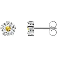 THOMAS SABO Paar Ohrstecker Lovely Daisy Ohrstecker klein, mit Zirkonia (synth)