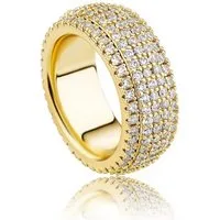 ROUGEMONT Fingerring Funkelnde Damen Statement Ring, Intensiver Glanz mit Wow-Effekt