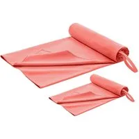 Blumtal Handtuch Fitness Handtuch im 2er Set, Mikrofaser Sporthandtuch Fitnessstudio, Mikrofaser (2-St), 80 x 40 cm