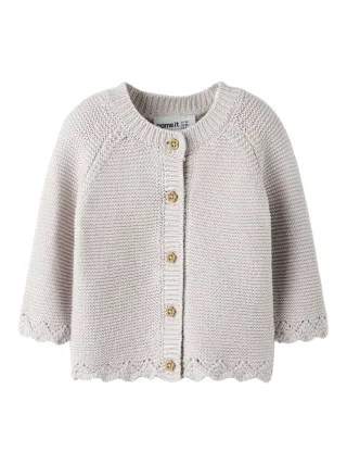 NAME IT - NBFBALSALMI LS KNIT CARD lilac marble - Gr. - 68