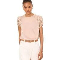 LIPSY T-Shirt Lipsy Top mit Tulpenärmeln, Regular (1-tlg)