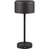 Reality Leuchten LED Tischleuchte JEFF, Dimmfunktion, USB-Ladefunktion, LED fest integriert, Warmweiß, Akku Tischlampe mit USB-C Anschluss, Touchdimmer 4 Stufen, Höhe 30cm