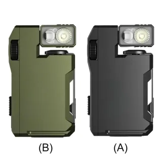 G5 400 Lumens Rechargeable EDC LED Keychain Flashlight with RGB Light Dual Light Sources Mini LED Torch Portable Pocket