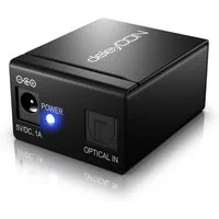 deleyCON deleyCON Toslink Splitter 2 Port Digital Audio Splitter Verteiler Audio- & Video-Adapter