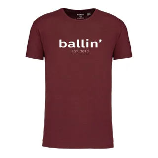 Regular Fit Shirt von Ballin Est. 2013 in der farbe Rot und in größe M.