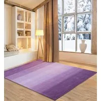 OTTO home Wollteppich Lessach, rechteckig, Höhe: 14 mm, Handweb Teppich, mit modernem Farbverlauf, reine Wolle, handgewebt