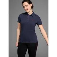 KangaROOS Poloshirt Kurzarm, unifarben, Polokragen, aus Baumwolle, große Größen