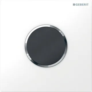 Geberit HyTronic Urinal-Steuerung Sigma10 weiß/verchromt Zink-Druckguss berührungslos Infrarot/Batte 116035KJ1