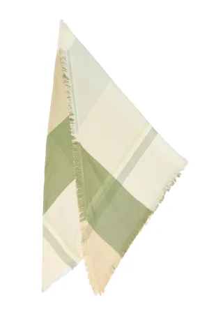 s.Oliver - Schal olive/mehrfarbig - Gr. - ONESIZE
