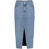 SUBLEVEL Jeansrock Damen Maxi Midi Mini Rock langer Schnitt Denim Stretch