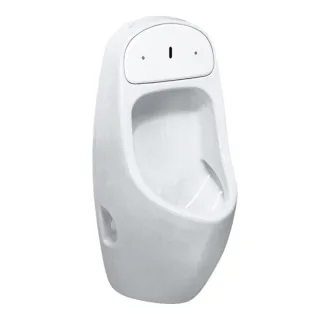 LAUFEN Caprino Plus Absaug-Urinal 8401030000001 weiß, ohne Fliege, E-Netz, mit Steckernetzteil