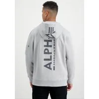 Alpha Industries Kapuzensweatshirt BACK PRINT HOODY Baumwollmischung, regular fit