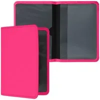 kwmobile Organizer Fahrzeugschein Hülle mit Kartenfächern (1 St), Neopren Etui Tasche für Auto Zulassungsbescheinigung Führerschein Neon