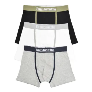 Lambretta - "Classic" Boxershorts für Herren(3er-Pack) (Schwarz/Grau/Weiß)