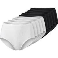 Pompadour Slip Basic mit flachen Nähten, ohne Seitennähte im 5er Pack
