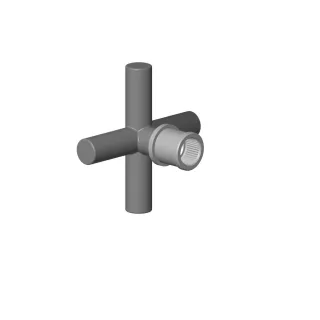 Dornbracht Griff Ersatzteile 04208901100 70 x 70 x 43 mm Weiß matt 04208901100-10