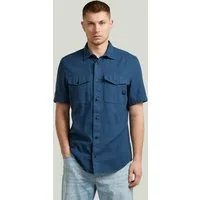 G-STAR Langarmshirt Marine Slim Hemd