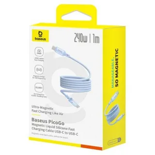Baseus PicoGo magnetisch Ladekabel USB-C 240W 1m, blau