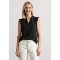 STREET ONE Shirttop mit Volantärmeln