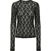 pieces Langarmshirt Hazel (1-tlg) Spitze