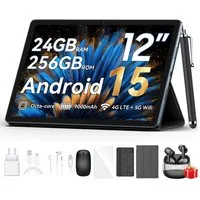 blackview 12,1 " Mega2 Android 15 4G LTE 2,4K 8GB/12GB+256GB Tablet (12", 256 GB, Android 15, 4G (LTE), 2.4K FHD, 9000mAh, PC-Modus 2,0, Octa-Core)