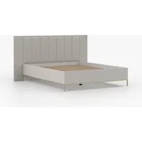 Deine Möbel 24 Komplettschlafzimmer E MIRELO, Möbel-Set Schlafzimmer - Set MIRELO-Kollektion, (Set, 5-tlg., in Kaschmir, mit goldfarbenen Griffen und Füßen), Bett, Kleiderschrank 4-türig / 6-türig, Kommode & 2 Nachttischen