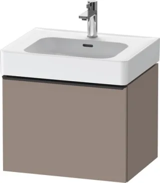 Duravit D-Neo Waschtischunterbau wandhängend Basalt Matt 584x452x440 mm - DE42760BD430000 DE42760BD430000
