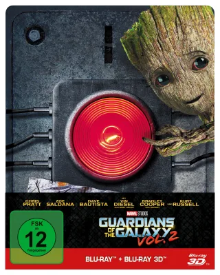 Guardians of the Galaxy Vol. 2 - 2D & 3D Steelbook Edition [3D Blu-ray] [Limited Edition]