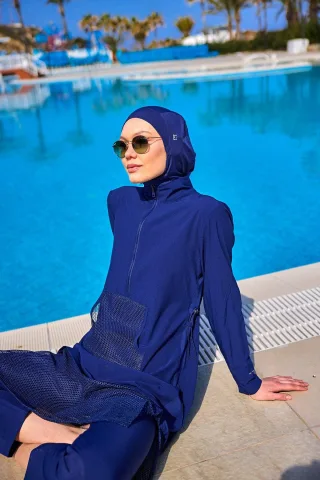 Marina Navy Modest Bademode Burkini