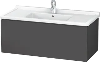 Duravit L-Cube Waschtischunterbau wandhängend Graphit Matt 1020x469x408 mm - LC616604949 LC616604949