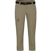 Bergson Outdoorhose MENA 7/8 (slim) vielseitige Damen 7/8 Wanderhose, Normalgrößen, beige
