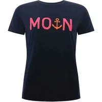 Zwillingsherz T-Shirt "MoinZH" Kurzarm, Rundhalsausschnitt, Stickerei, Baumwollmischung