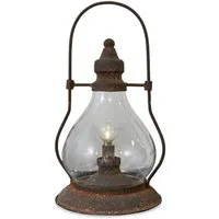 Mirabeau LED Laterne LED-Laterne Cortney antikbraun