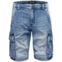 Amaci&Sons Cargoshorts FORT LEE Jeansshorts Herren Bermuda Jeans Short Hose Regular Fit