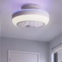 GLOBO LIGHTING Deckenventilator, LED Decken Ventilator Küchen Kühler Lampe backlight Timer Lüfter