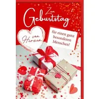Verlag Dominique Grußkarten Geburtstag - Glückwunschkarte im Format 11,5 x 17 cm - Geschenke, von