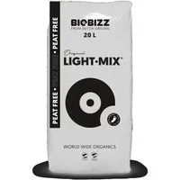 Biobizz Pflanzerde BioBizz Light Mix Peat Free 50L Sack, mit Organisch vorgedüngt, 20 Liter