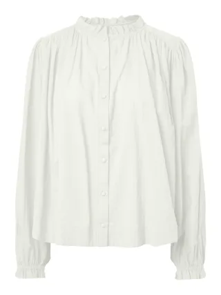 Y.A.S - YASBREEZE LS SHIRT S. Star White - Gr. - 36