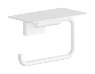Hansgrohe Papierrollenhalter AddStoris S mit Ablage Mattweiß,41789700 41789700