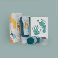 KINDACUTE Bastelfarbe Bio Stempelspaß 50ml Tube, Für Hand- und Fußabdrücke