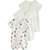 Next Strampler 3er-Pack Baby-Strampler mit Zwei-Wege-RV (3-tlg)